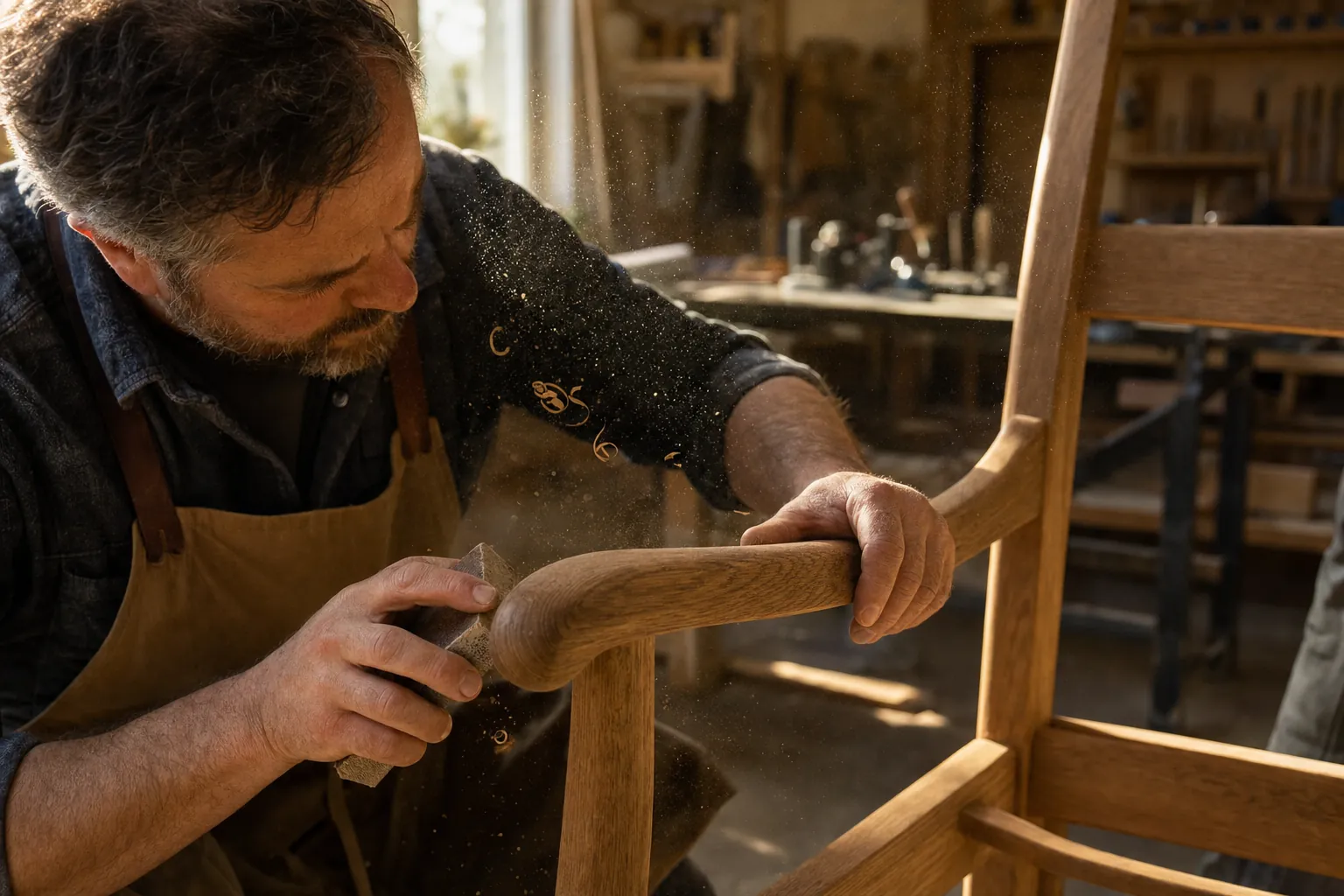 The workshop bench