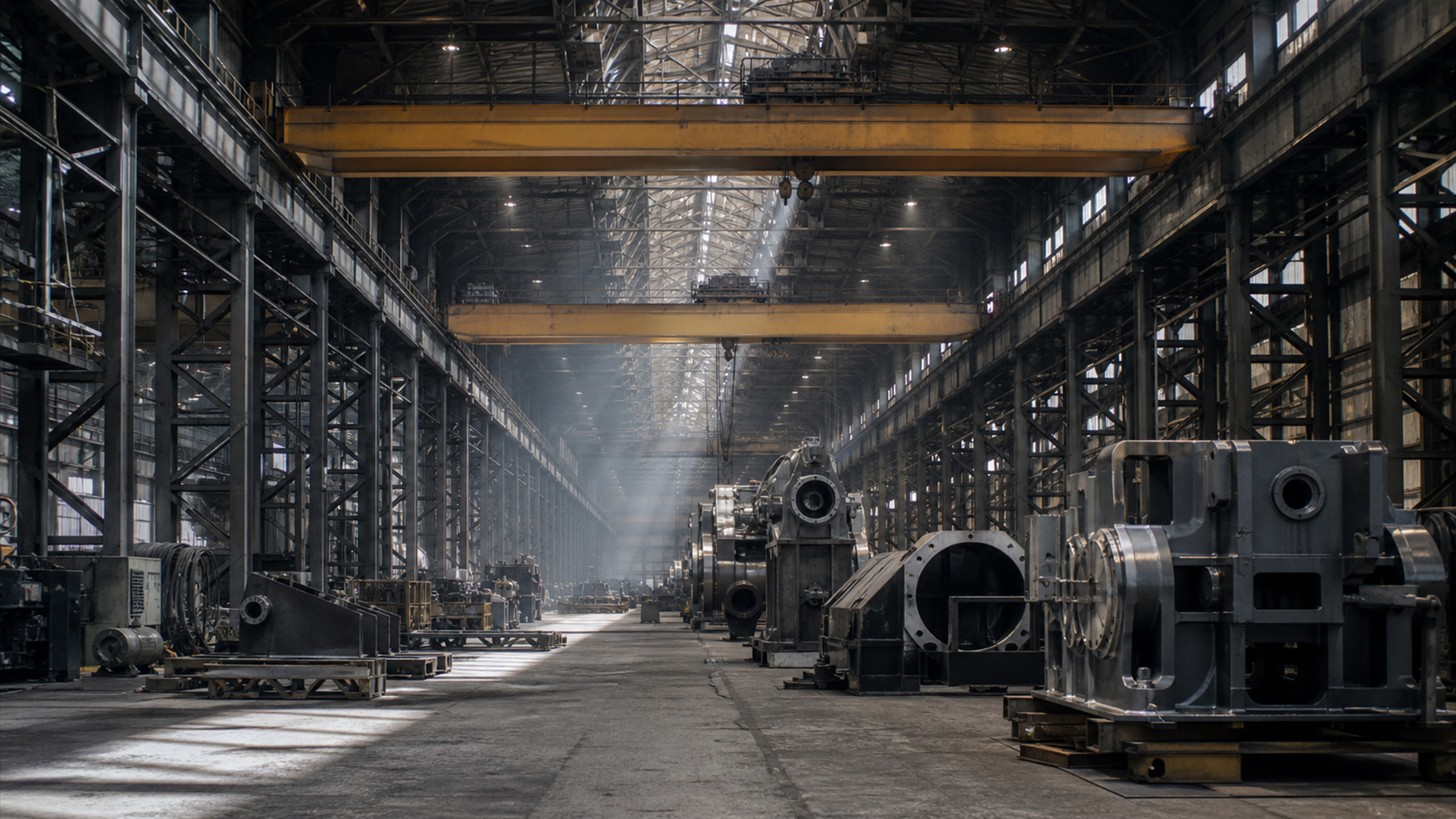 KALDERA Hall 04, 180,000 square metres under crane