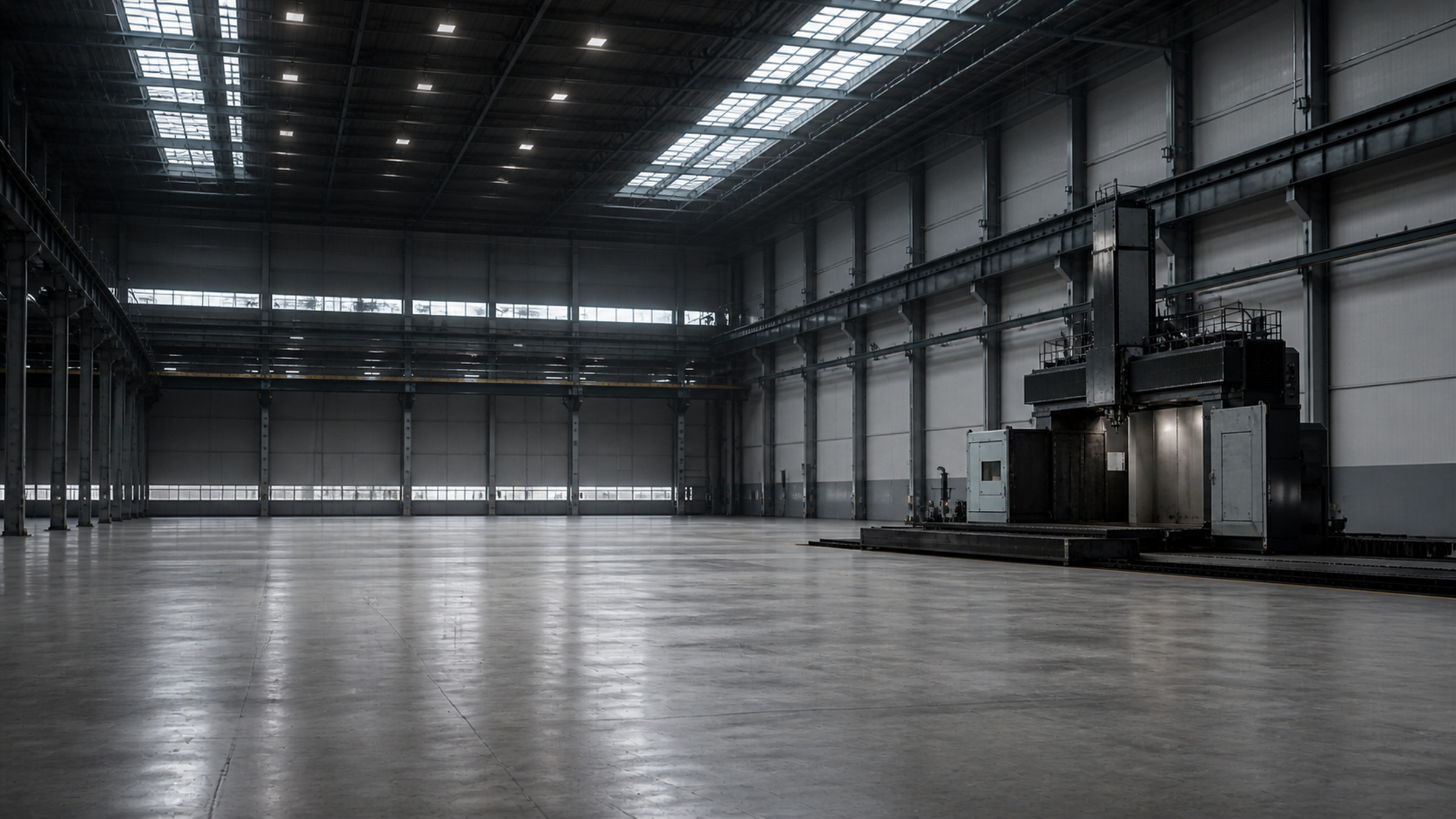 Gantry machining centre in a KALDERA assembly hall