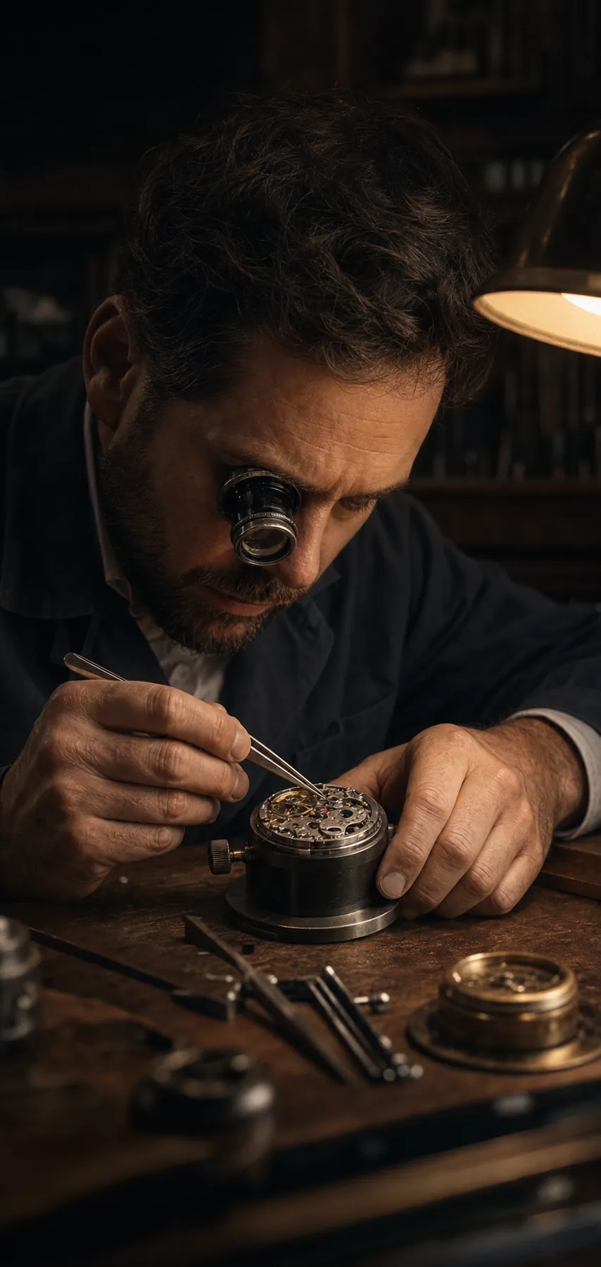 Watchmaker at bench 4