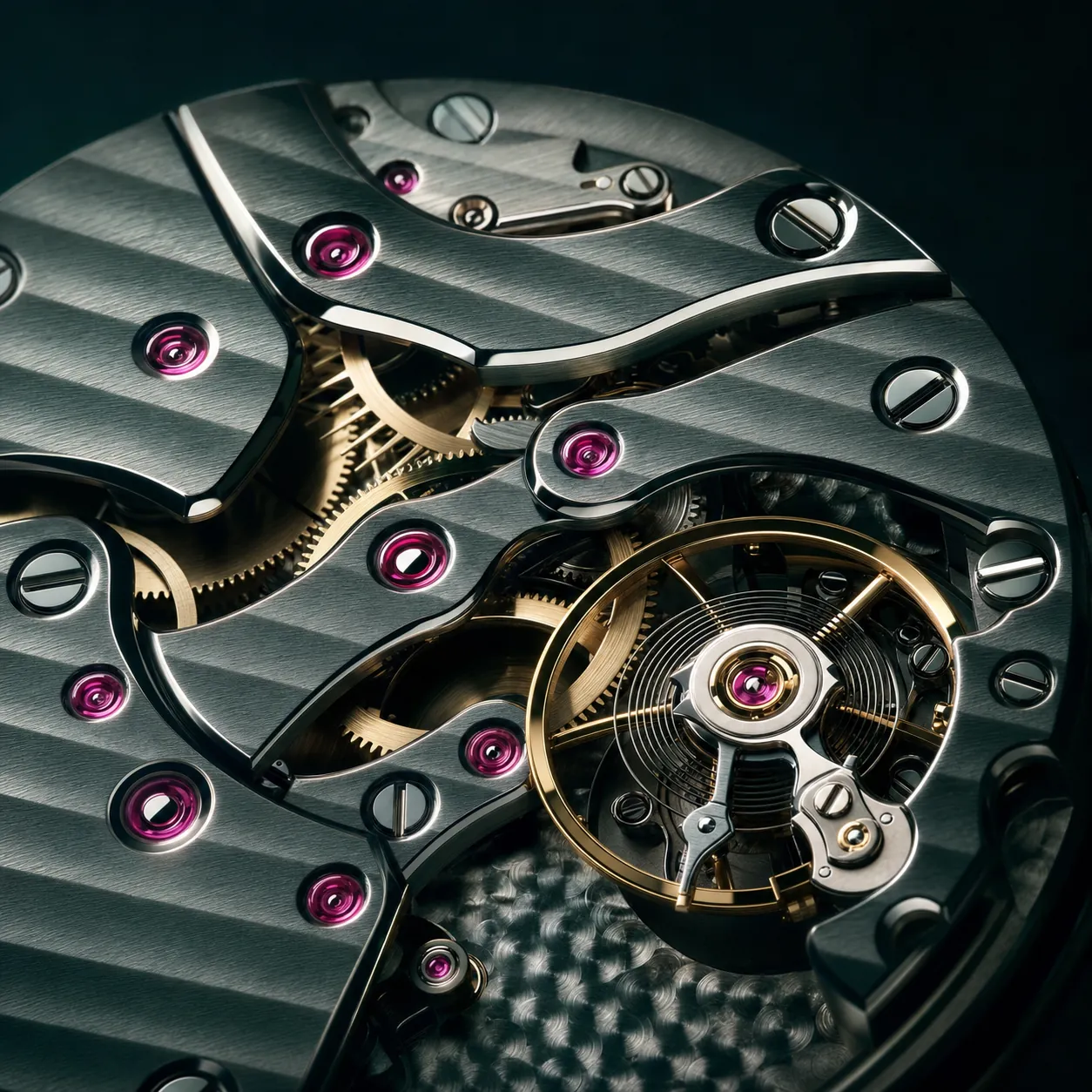 Calibre M-63 movement, open