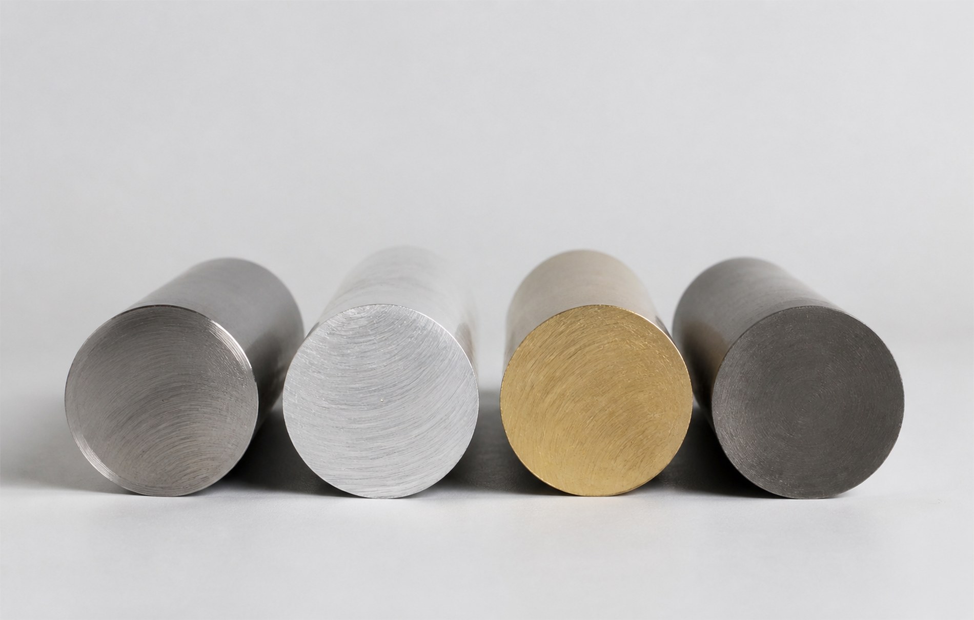 Bar stock end faces